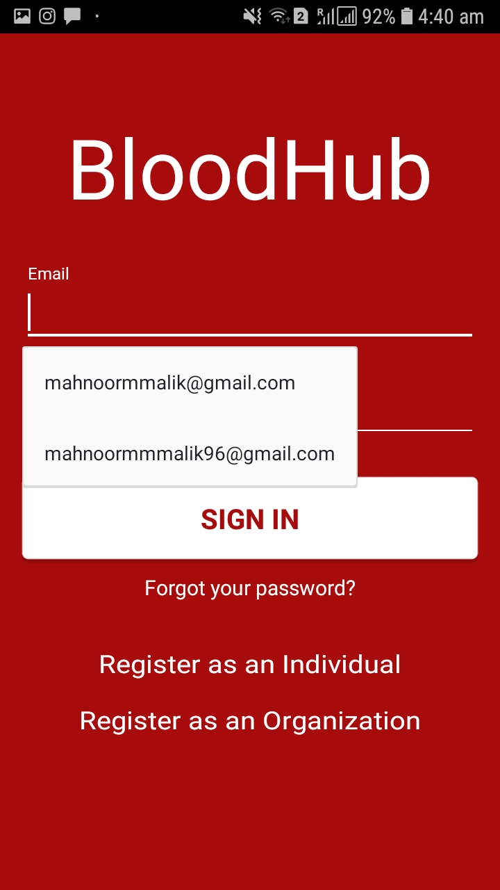 Login and SignUp